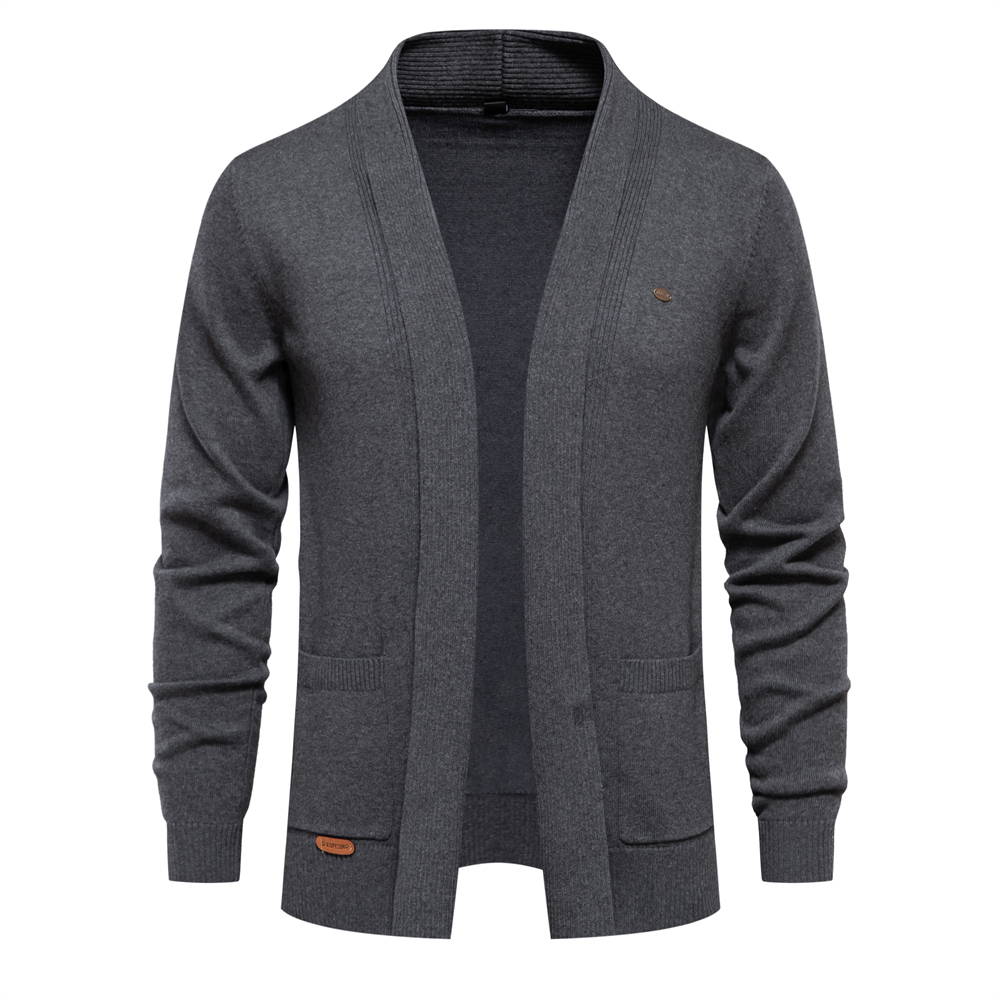 Men'S Fashion Zip Sweater - 2023 New Winter Cotton Cardigan for