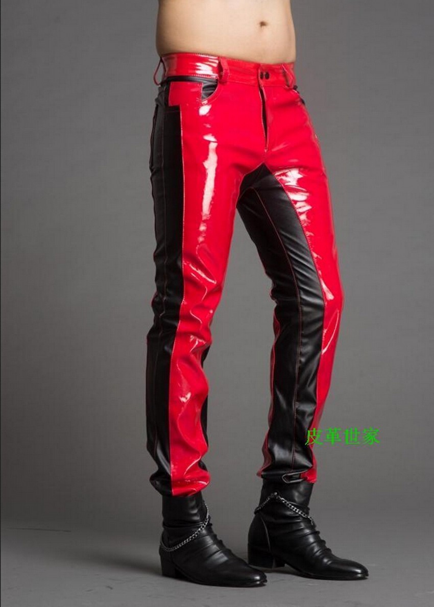 Mens Fashion Winter 2025 - Winter New Men's Fashion Stitching Leather