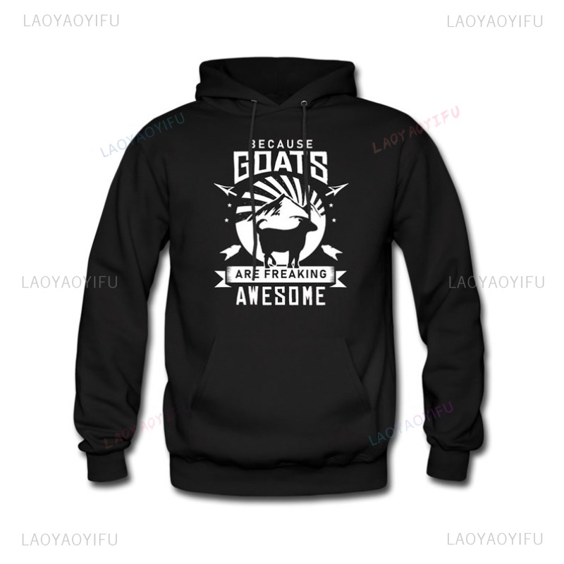 Mens Xmas Fashion - Yule Goat Hoodie Christmas Yule Goat