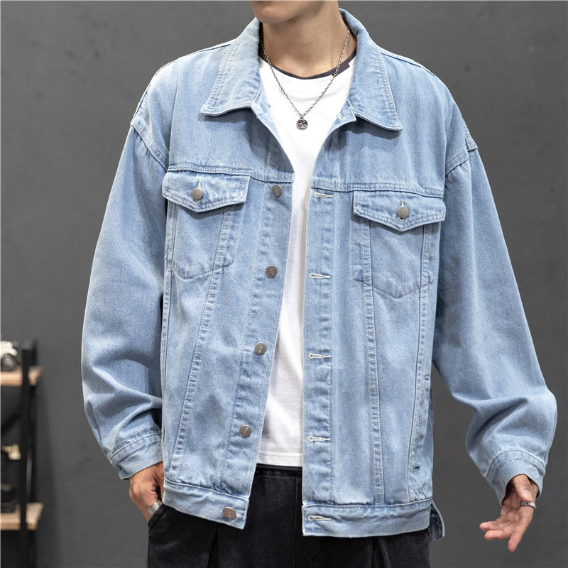 New Denim Jacket Men Vintage J - Mens Fashion Denim Jacket 评论和价格