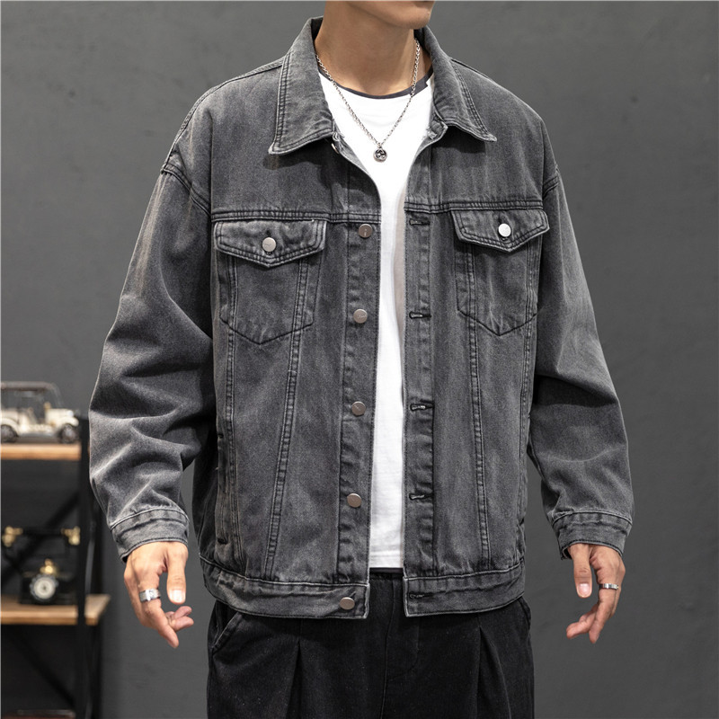 New Denim Jacket Men Vintage J - Mens Fashion Denim Jacket 评论和价格