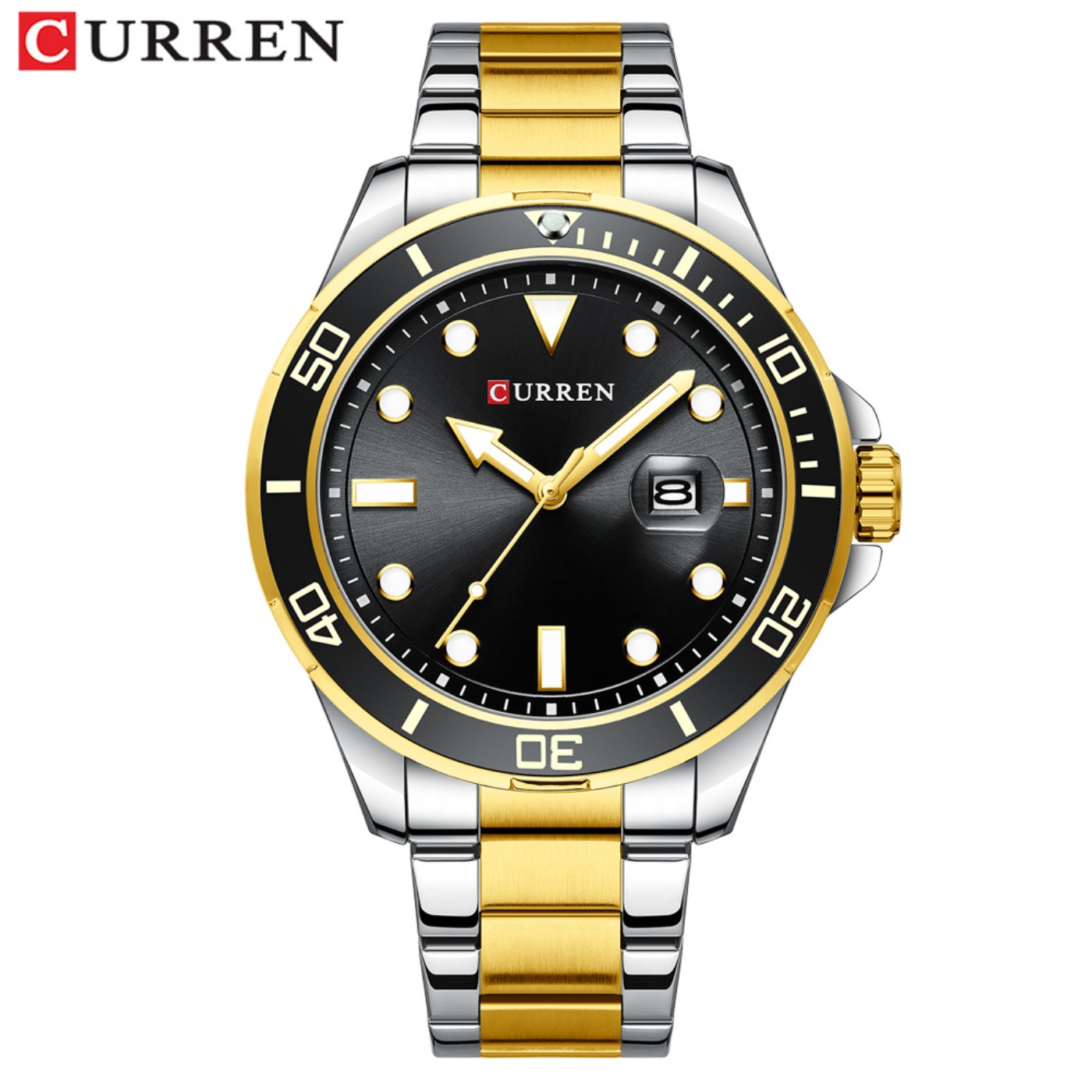 CURREN New Green Water Ghost S - Fashion Mens Watches 评论和价格