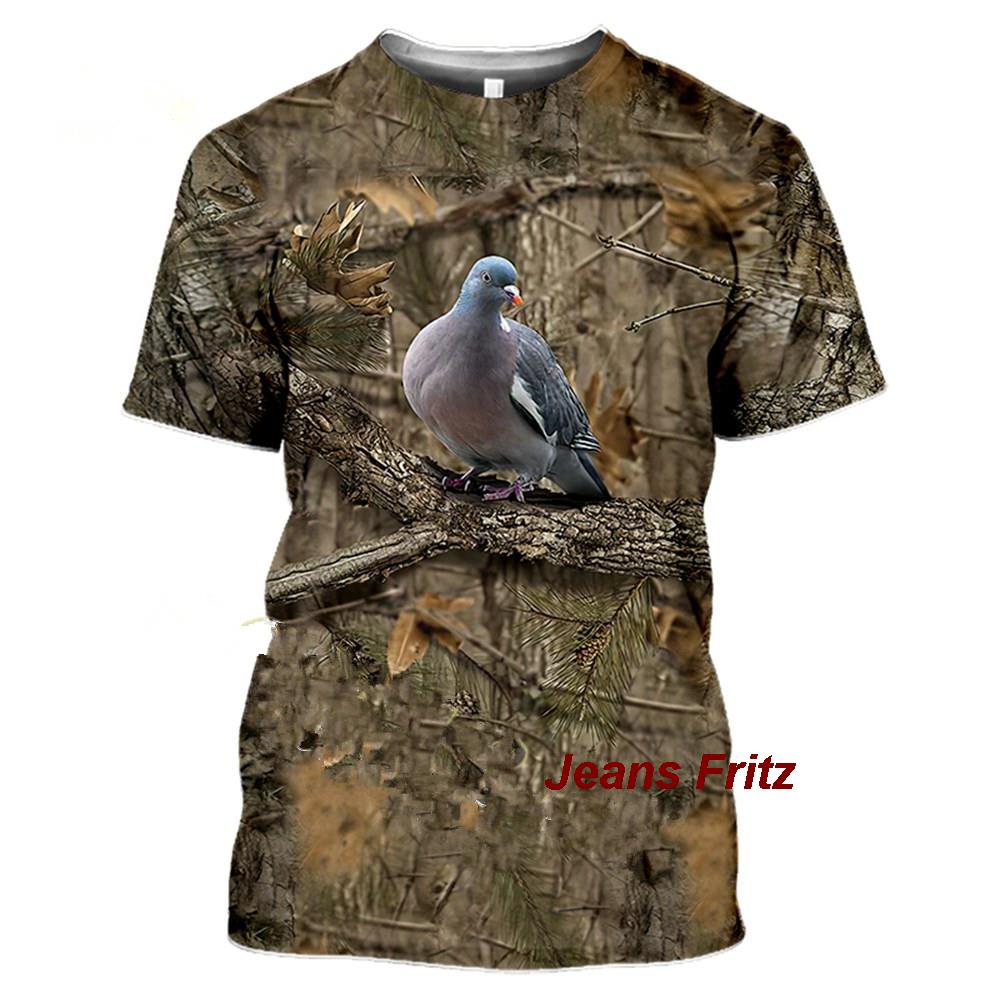 2023 Camouflage hunting animal - Jeans Shirt Fashion For Men 评论和价格