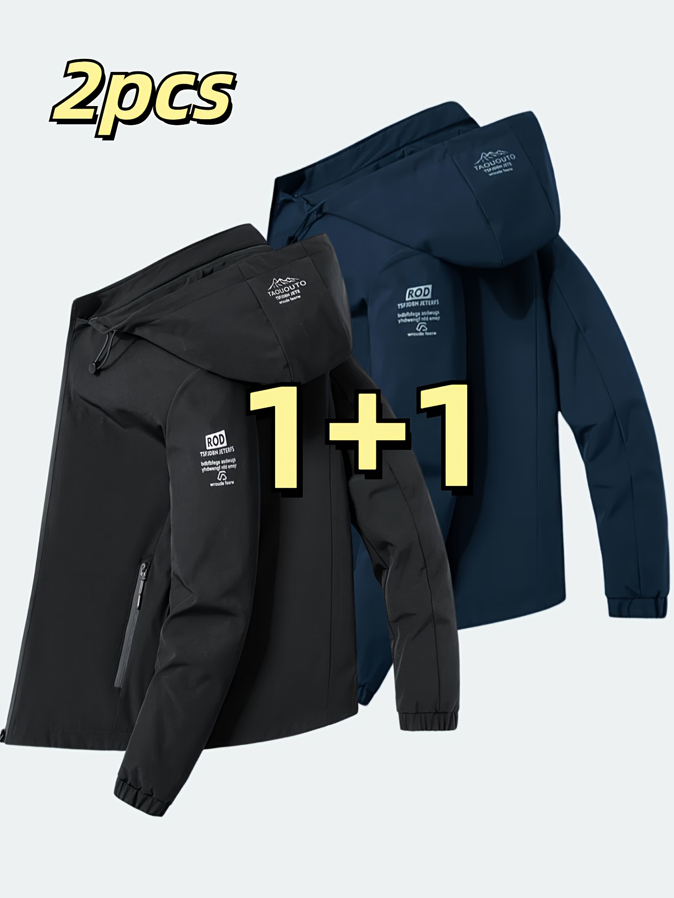 Two piece fashionable Men's wi - Men'S Fashion Zipper Jacket 评论和价格