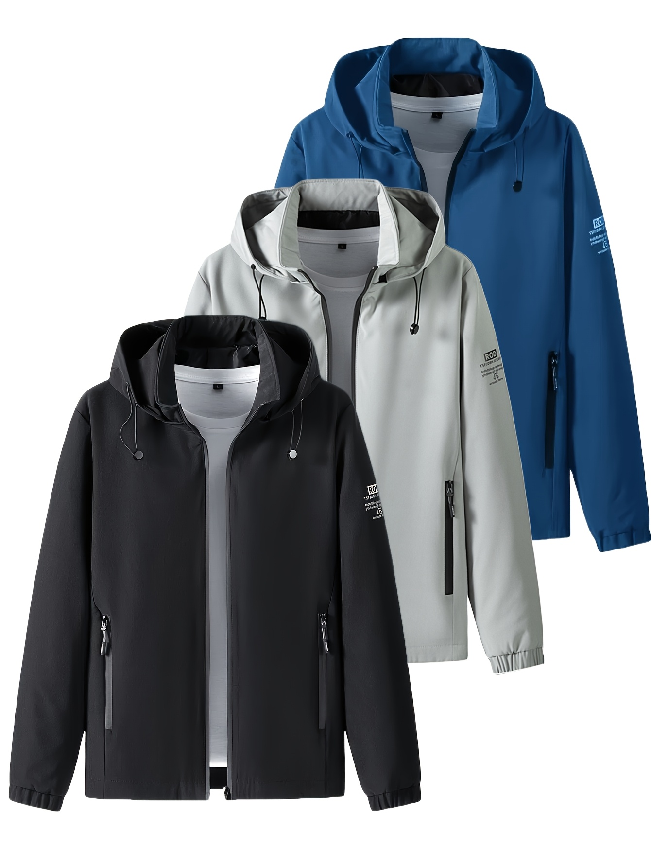 Two piece fashionable Men's wi - Men'S Fashion Zipper Jacket 评论和价格