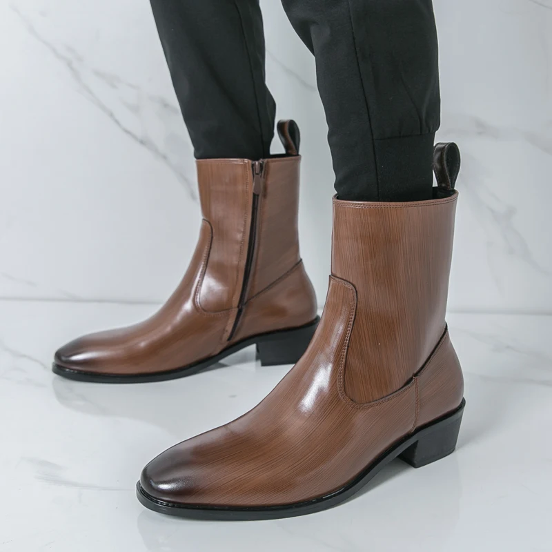 Classic Comfy Ankle Boots Bota - Mens Fashion Zapatos 评论和价格