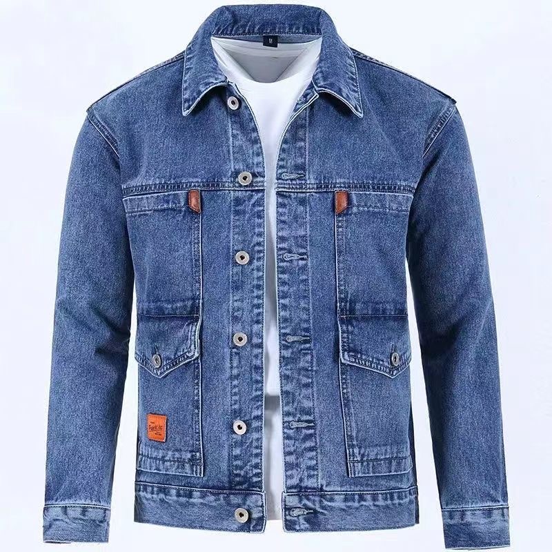 2023 Spring and Autumn New Fas - Mens Fashion Denim Jacket 评论和价格