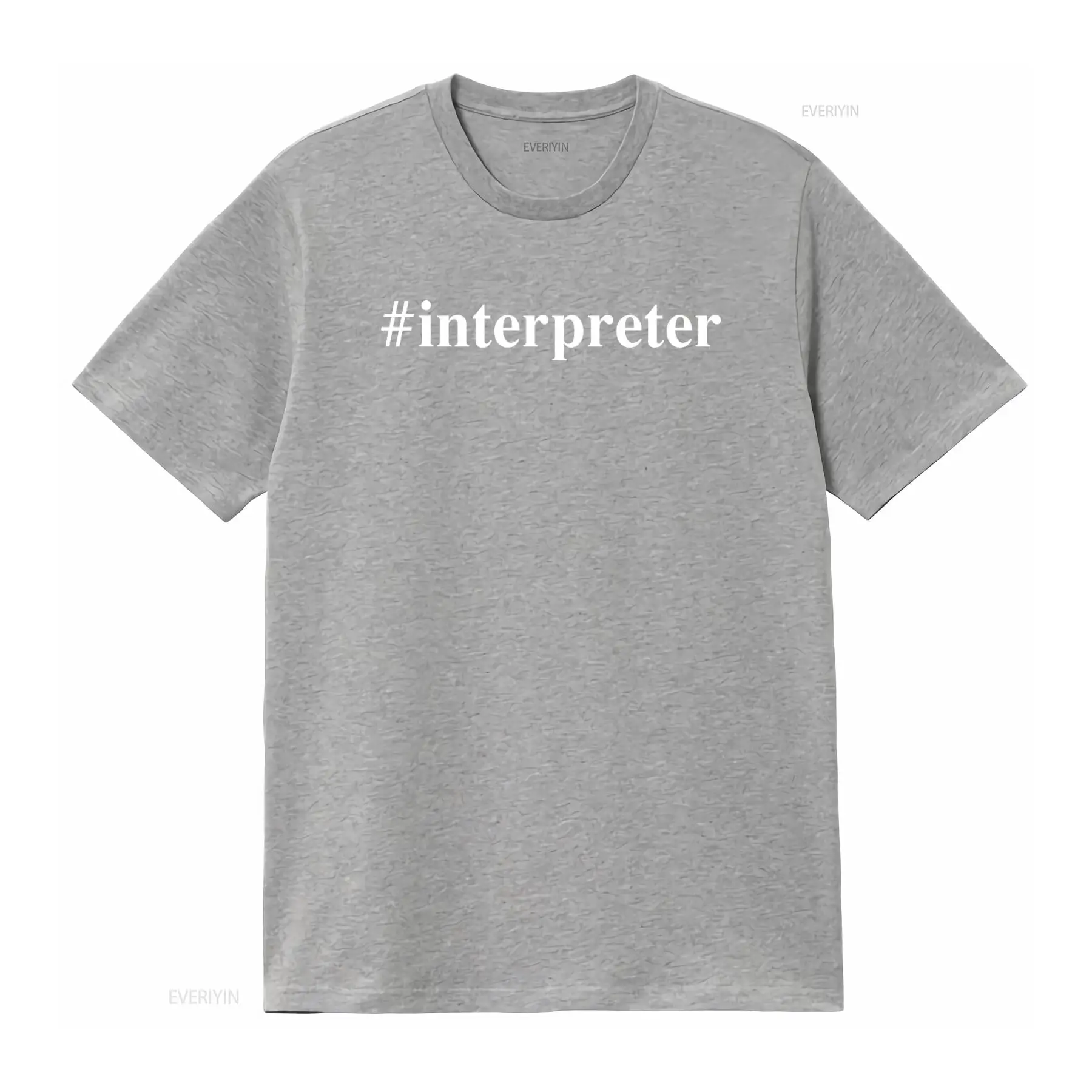 Interpreter T Shirt for Lingui - Mens Fashion Hashtags 评论和价格