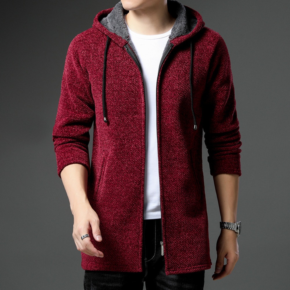 New Arrival Knitted Sweater Me - Men'S Fashion Zip Sweater 评论和价格