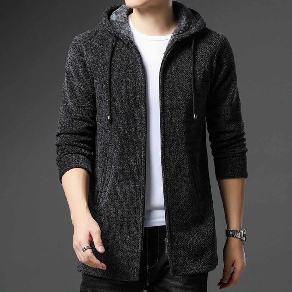 New Arrival Knitted Sweater Me - Men'S Fashion Zip Sweater 评论和价格