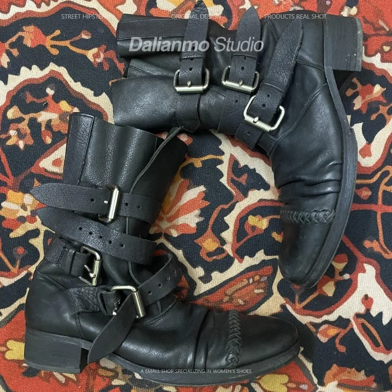 Fashion Men's Genuine Leather  - Men Fashion Vintage 评论和价格
