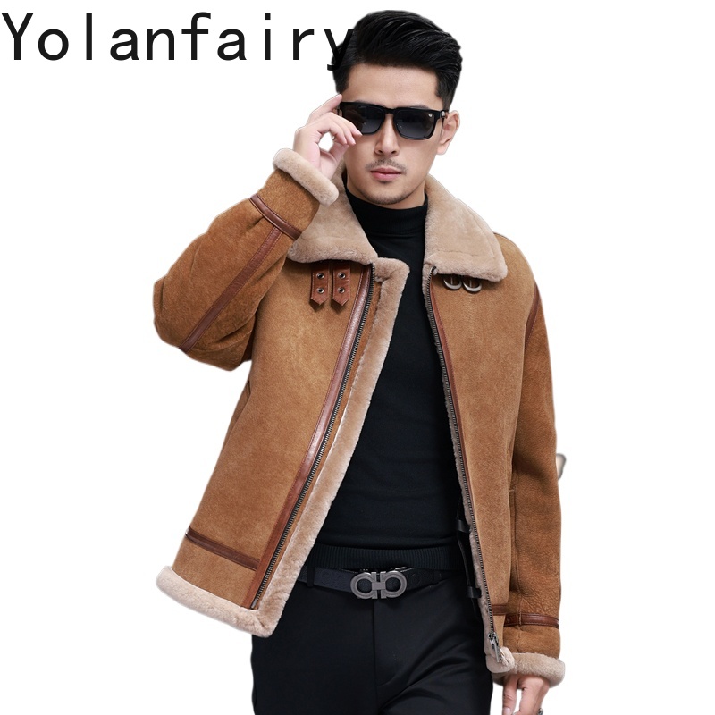 YOLANFAIRY High Quality Real S - Men'S Fashion Zipper Jacket 评论和价格