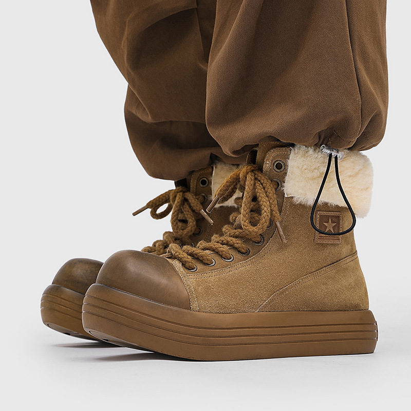 Men Boots Flat Basic Solid Ank - Men'S Fashion Brands 评论和价格