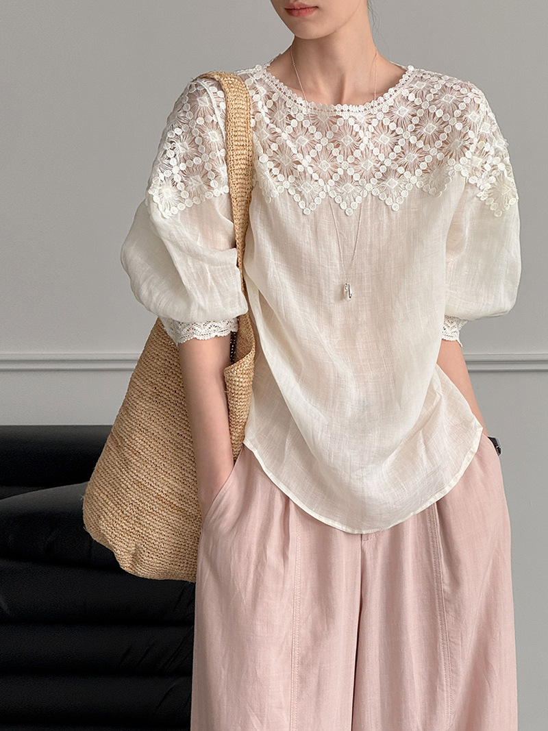 2026 Women Summer 100% Linen B - Linen Shirt Summer 评论和价格