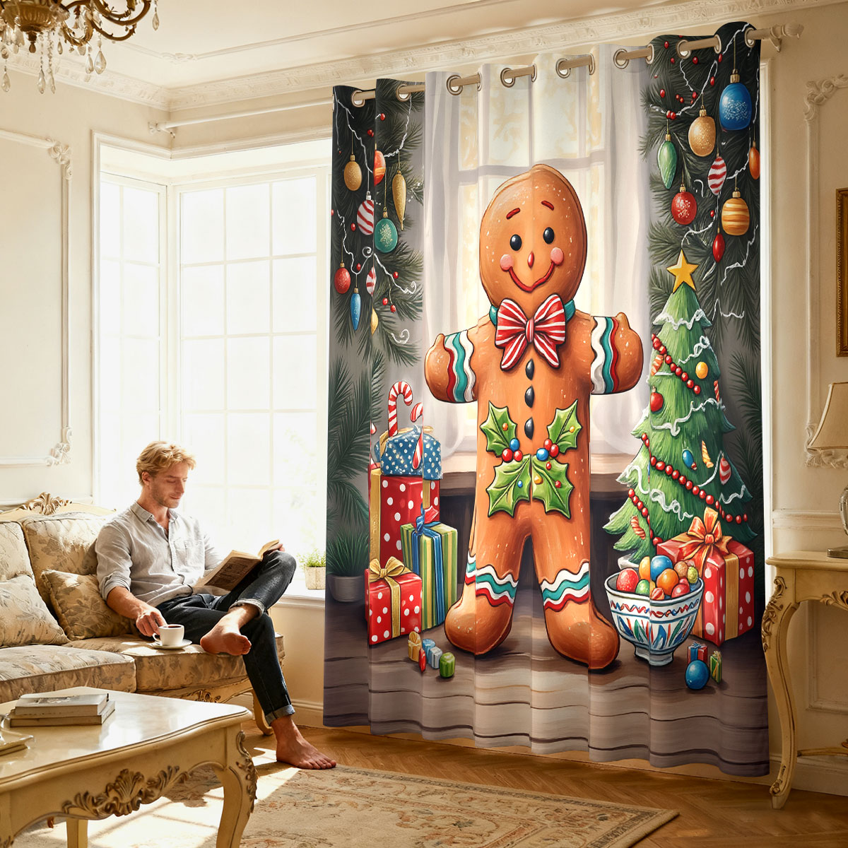 Christmas Gingerbread Man Xmas - Mens Xmas Fashion 评论和价格