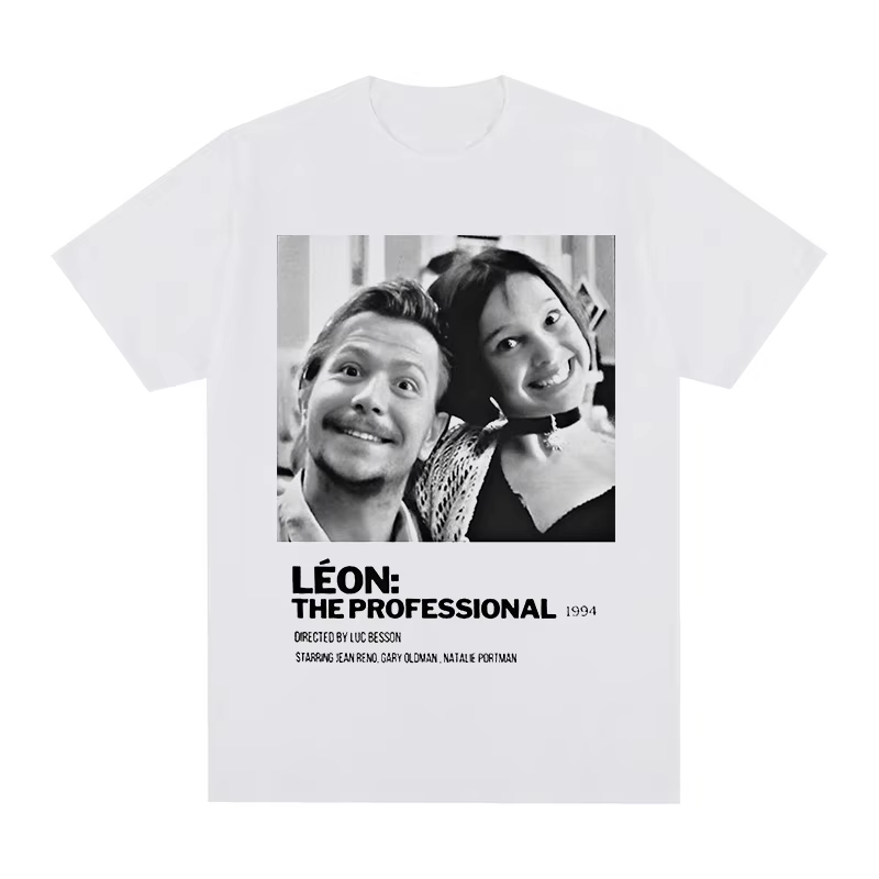 Léon Vintage T-shirt Movie The - Jeans Shirt Fashion For Men 评论和价格
