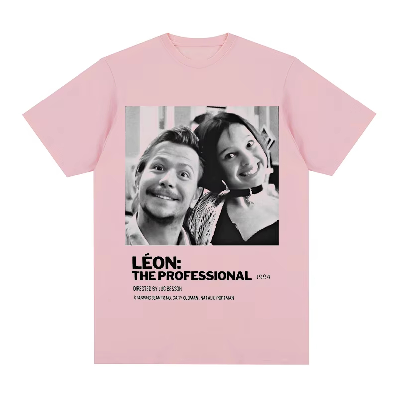 Léon Vintage T-shirt Movie The - Jeans Shirt Fashion For Men 评论和价格