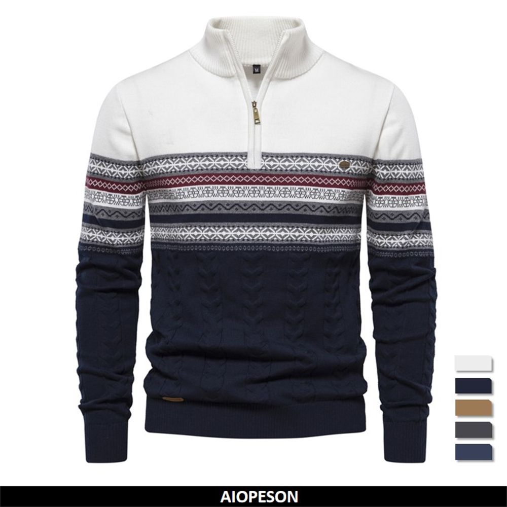 2023 New Autumn High Quality Z - Men'S Fashion Zip Sweater 评论和价格