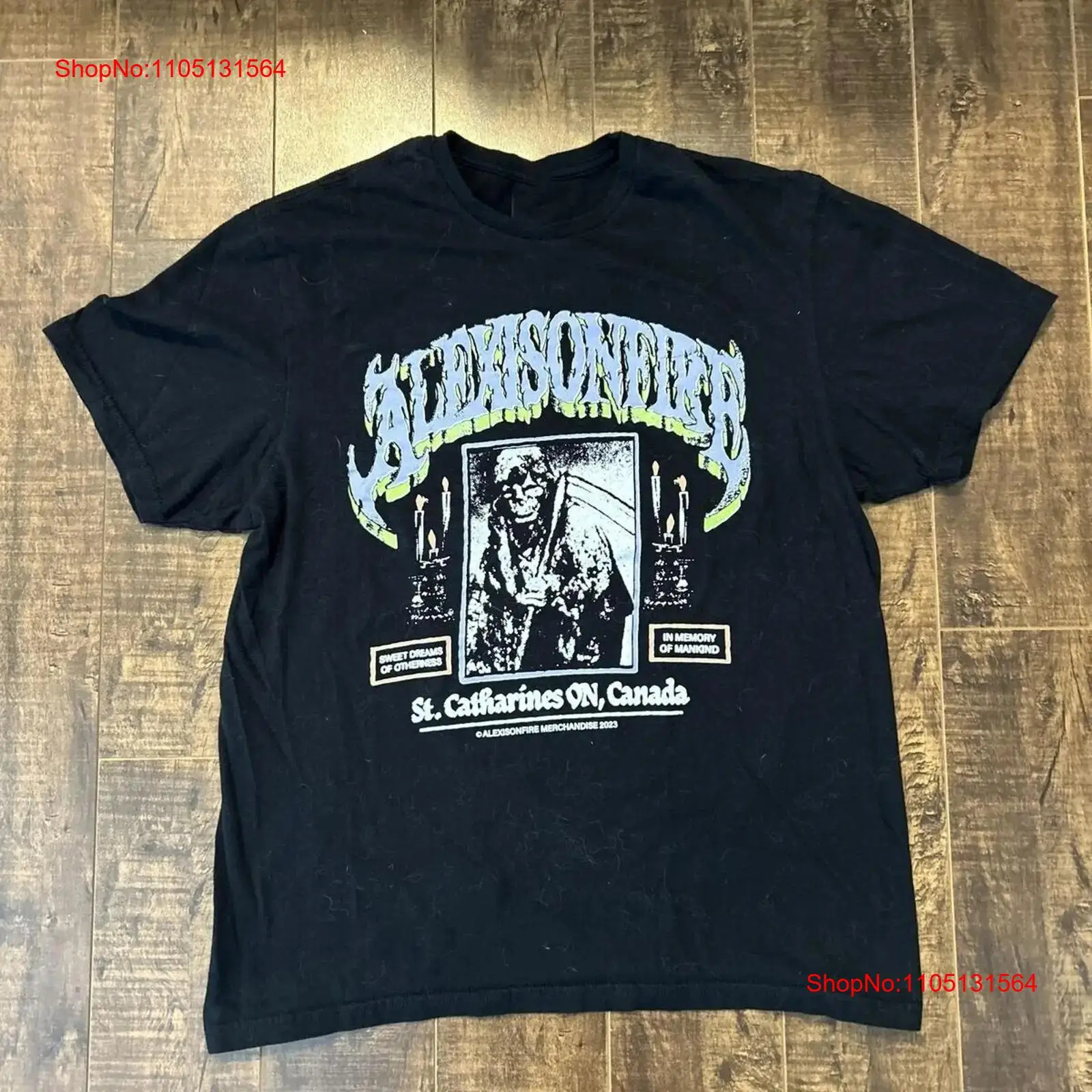 2023 Concert Alexisonfire Band - Mens Fashion Black Shirt 评论和价格