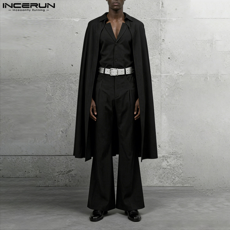 INCERUN Men Sets Solid Color L - Mens Fashion Blazer 评论和价格
