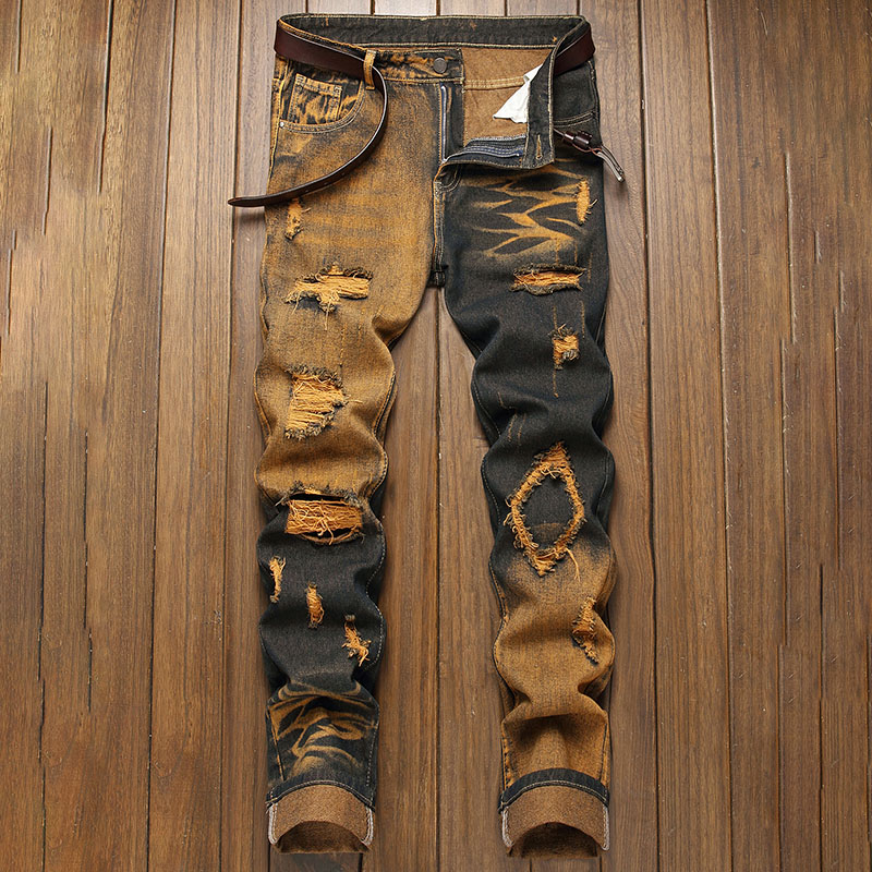 New Retro Jeans Men's Straight - Men'S Fashion For 60 Year Old 评论和价格