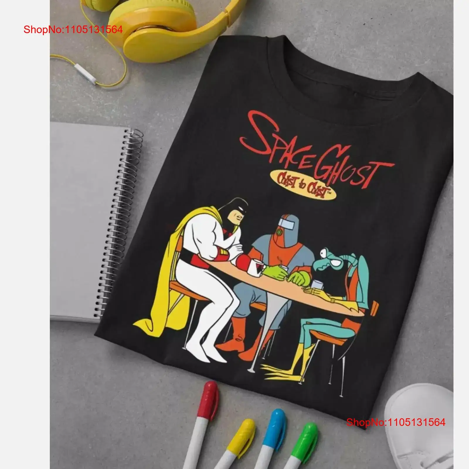 HOT NEW Space Ghost Coast to c - Mens Fashion Black Shirt 评论和价格