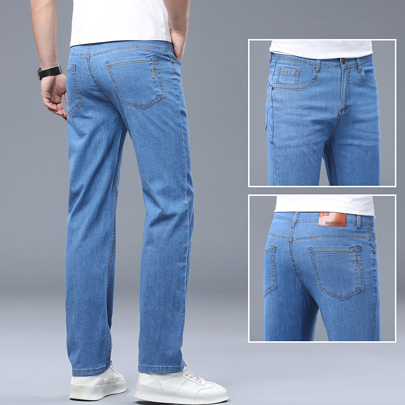 Business Men's Jeans Casual St - Men'S Fashion For 60 Year Old 评论和价格