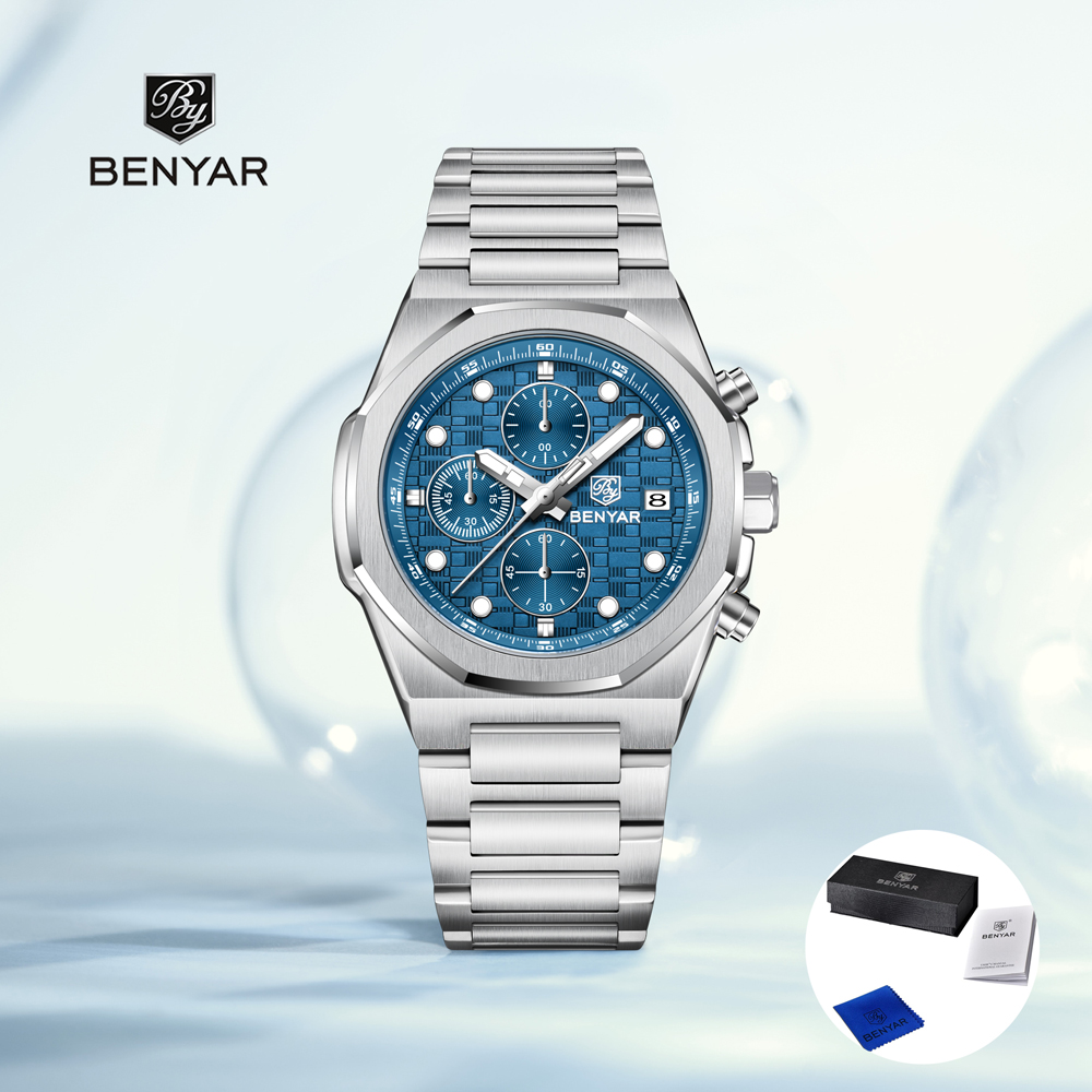 2025 New BENYAR Men's Watches  - Fashion Mens Watches 评论和价格