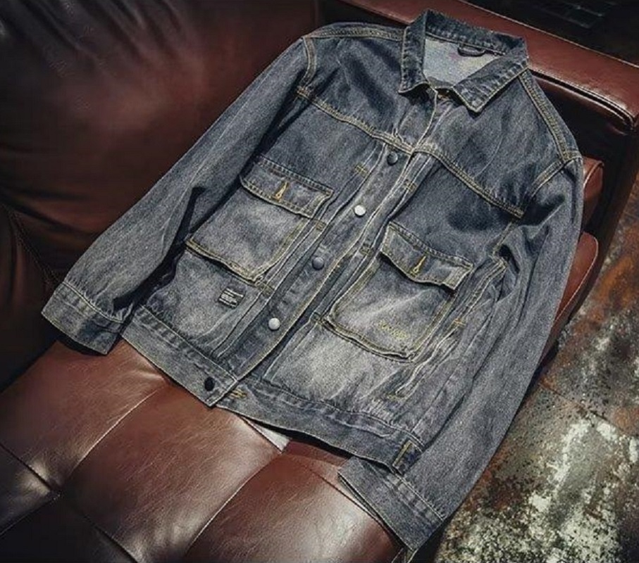 High Quality Men's Denim Jacke - Mens Fashion Denim Jacket 评论和价格