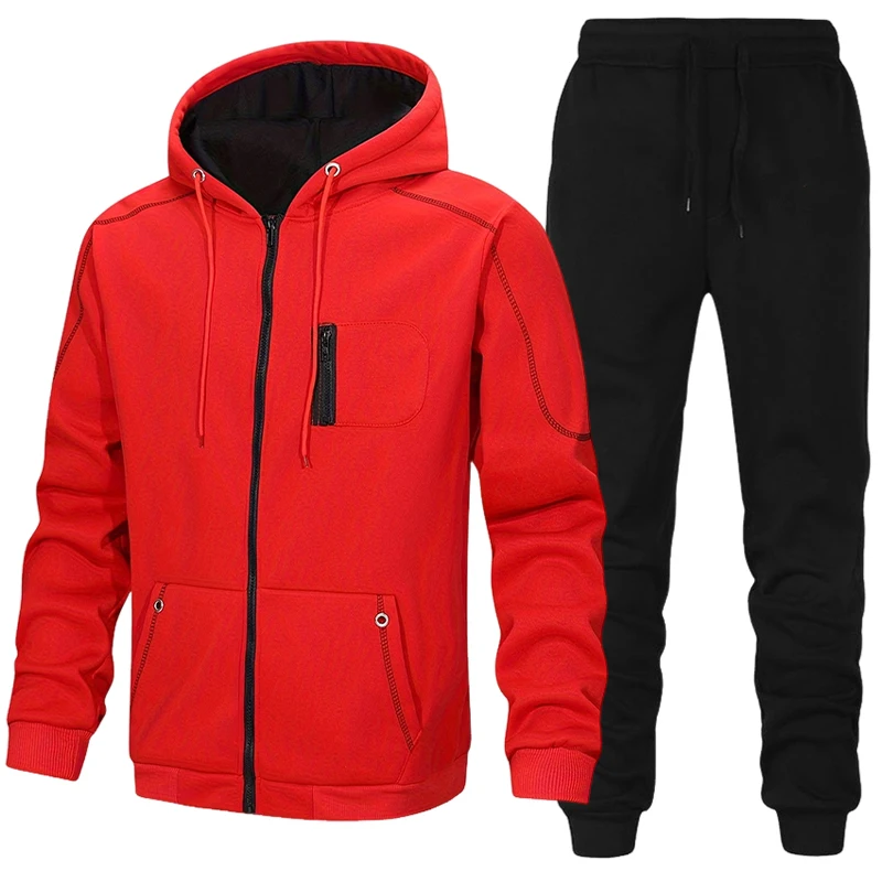 Fashion Men's Tracksuit Casual - Men'S Fashion Zipper Jacket 评论和价格
