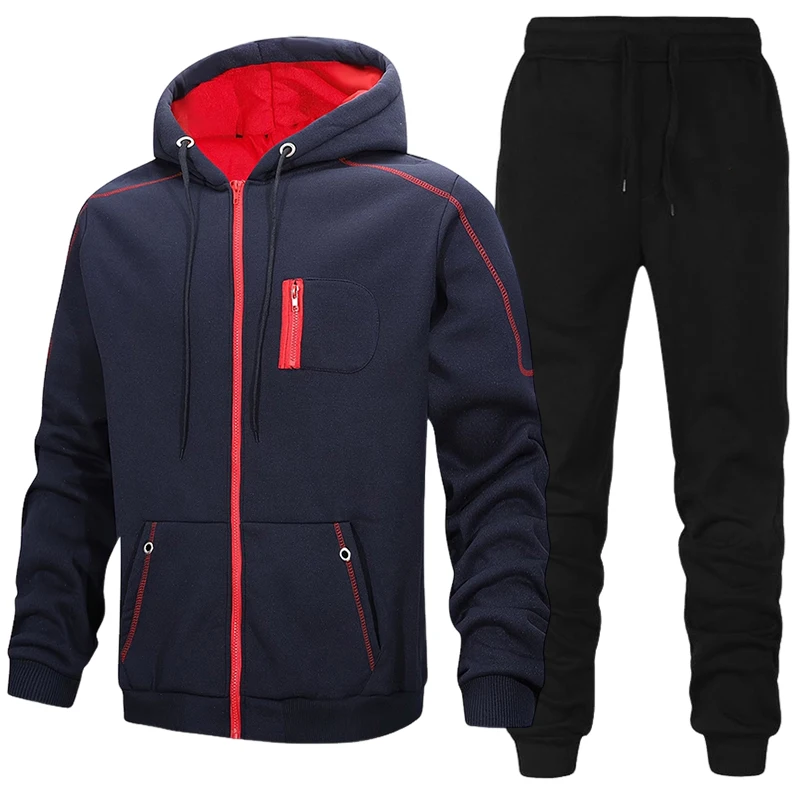 Fashion Men's Tracksuit Casual - Men'S Fashion Zipper Jacket 评论和价格