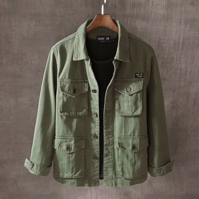 Spring and Autumn New Men's Fa - Mens Fashion Denim Jacket 评论和价格