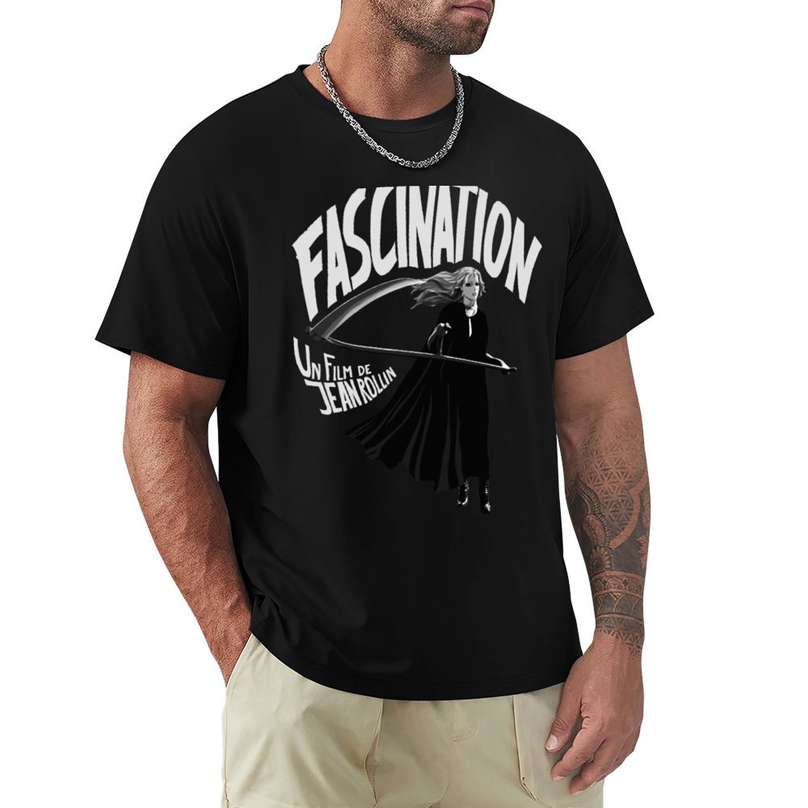 Fascination Jean Rollin T-Shir - Jeans Shirt Fashion For Men 评论和价格