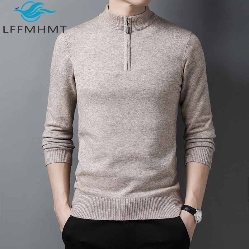 Men's Half Zip Knit Sweater So - Men'S Fashion Zip Sweater 评论和价格