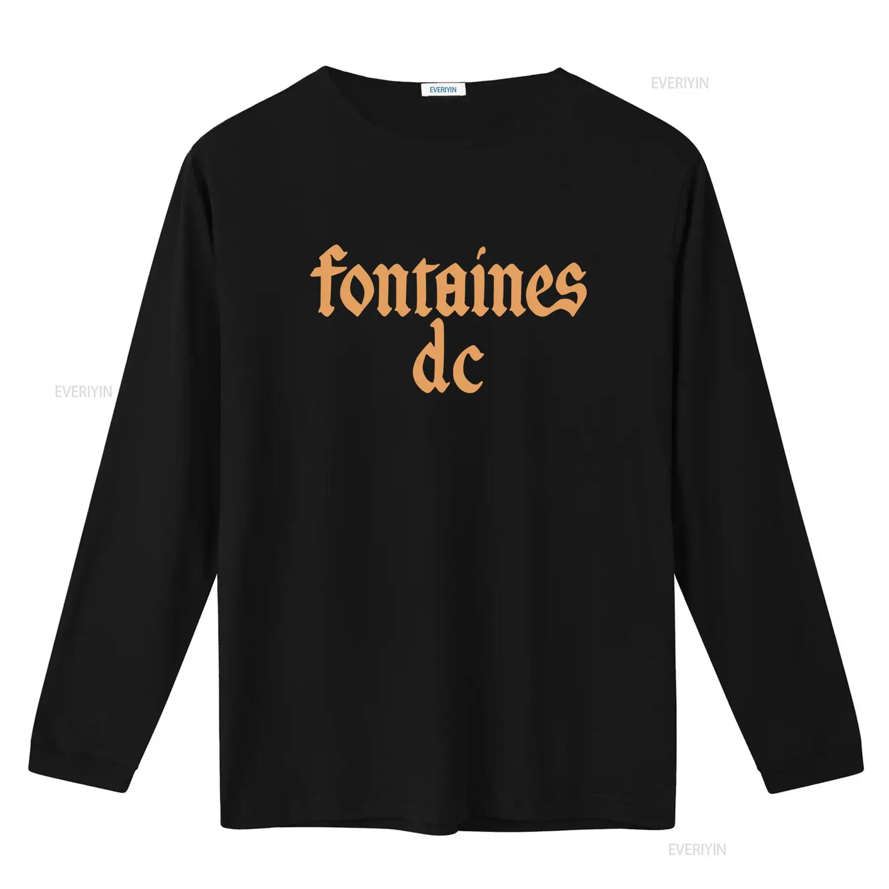 Fontaines D C 'Gothic Logo' Bl - Mens Fashion Black Shirt 评论和价格