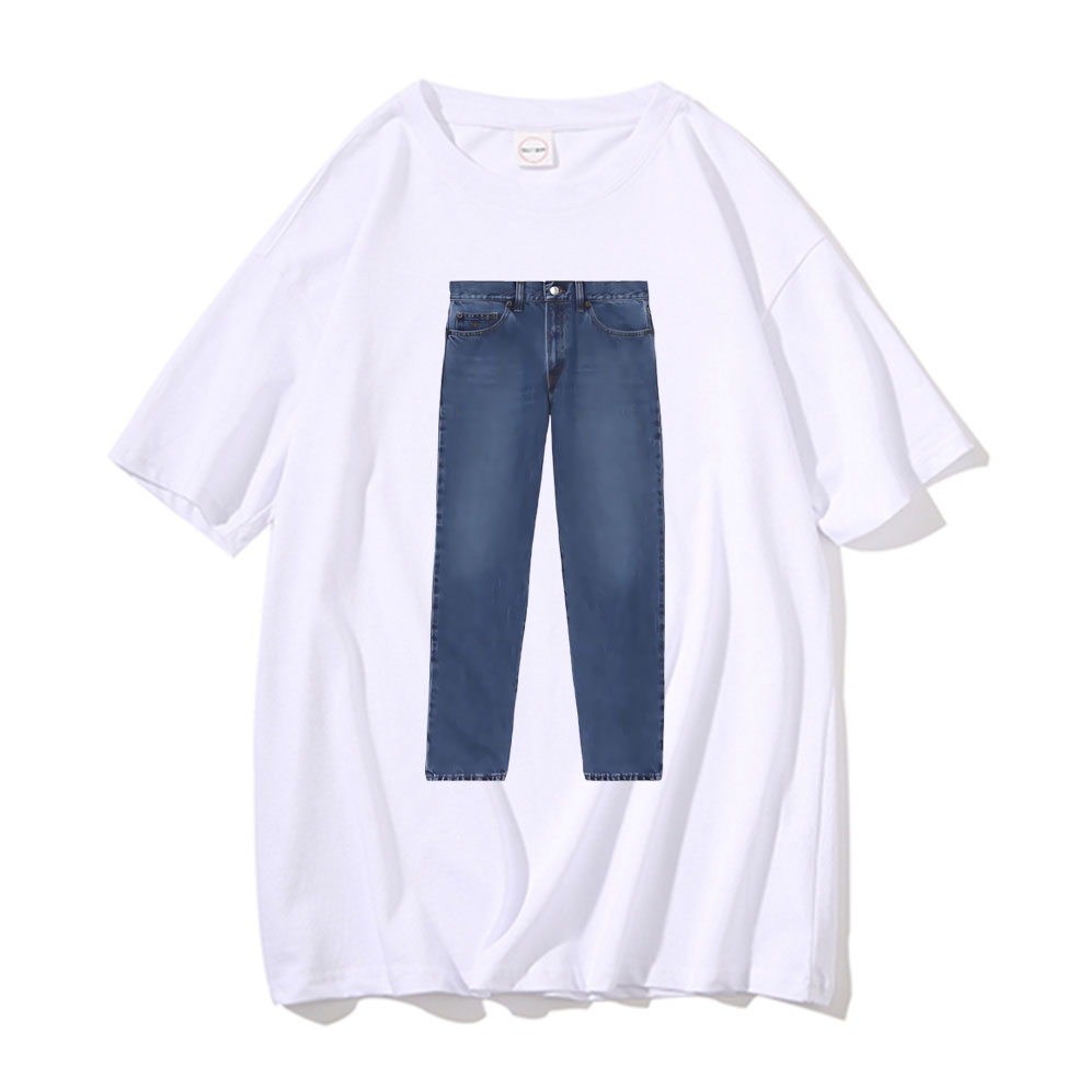 Funny Jeans Joke Meme Tshirt M - Jeans Shirt Fashion For Men 评论和价格