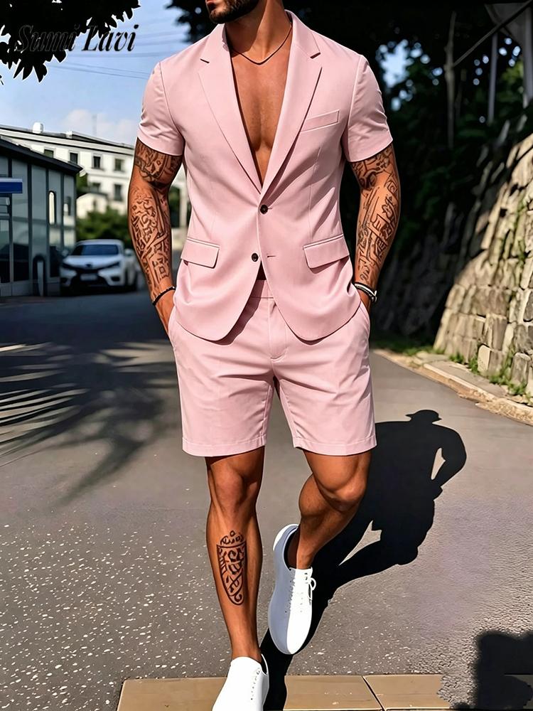 Casual Mens Solid Color Slim B - Mens Fashion Blazer 评论和价格