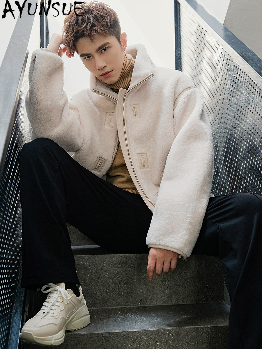 AYUNSUE Natural Merino Sheep S - Mens Fashion Winter 2025 评论和价格