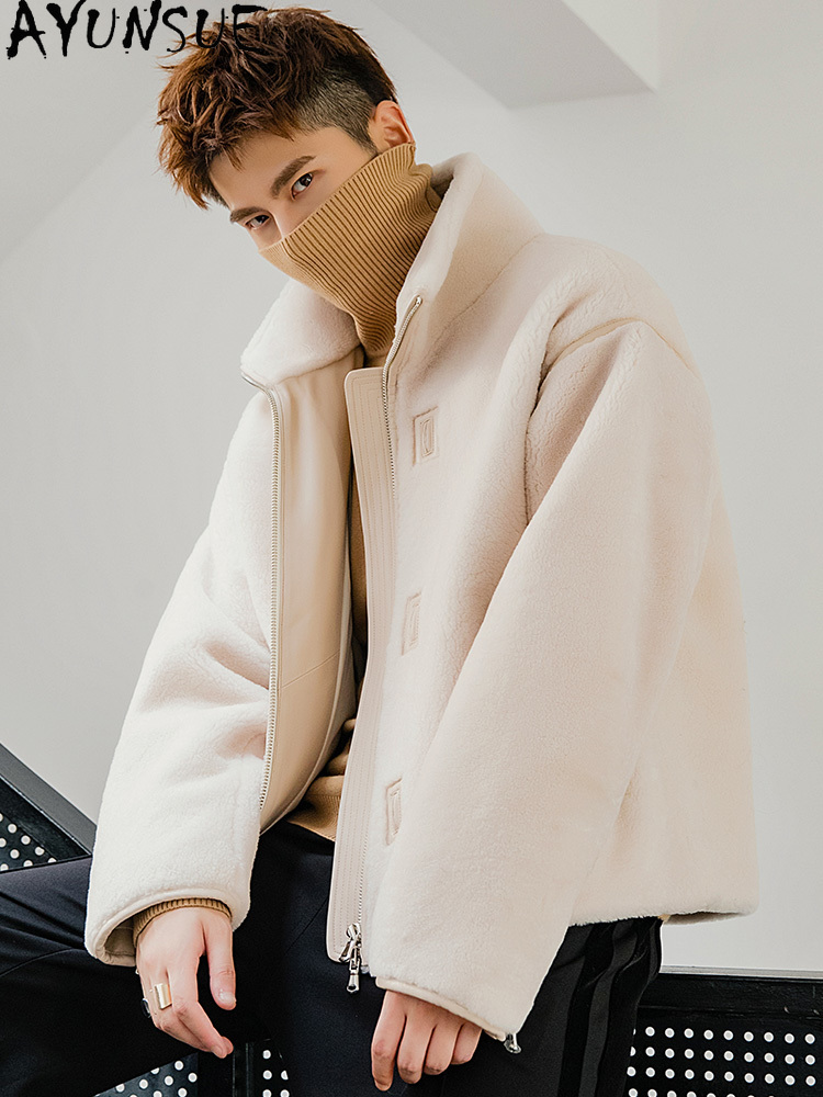 AYUNSUE Natural Merino Sheep S - Mens Fashion Winter 2025 评论和价格