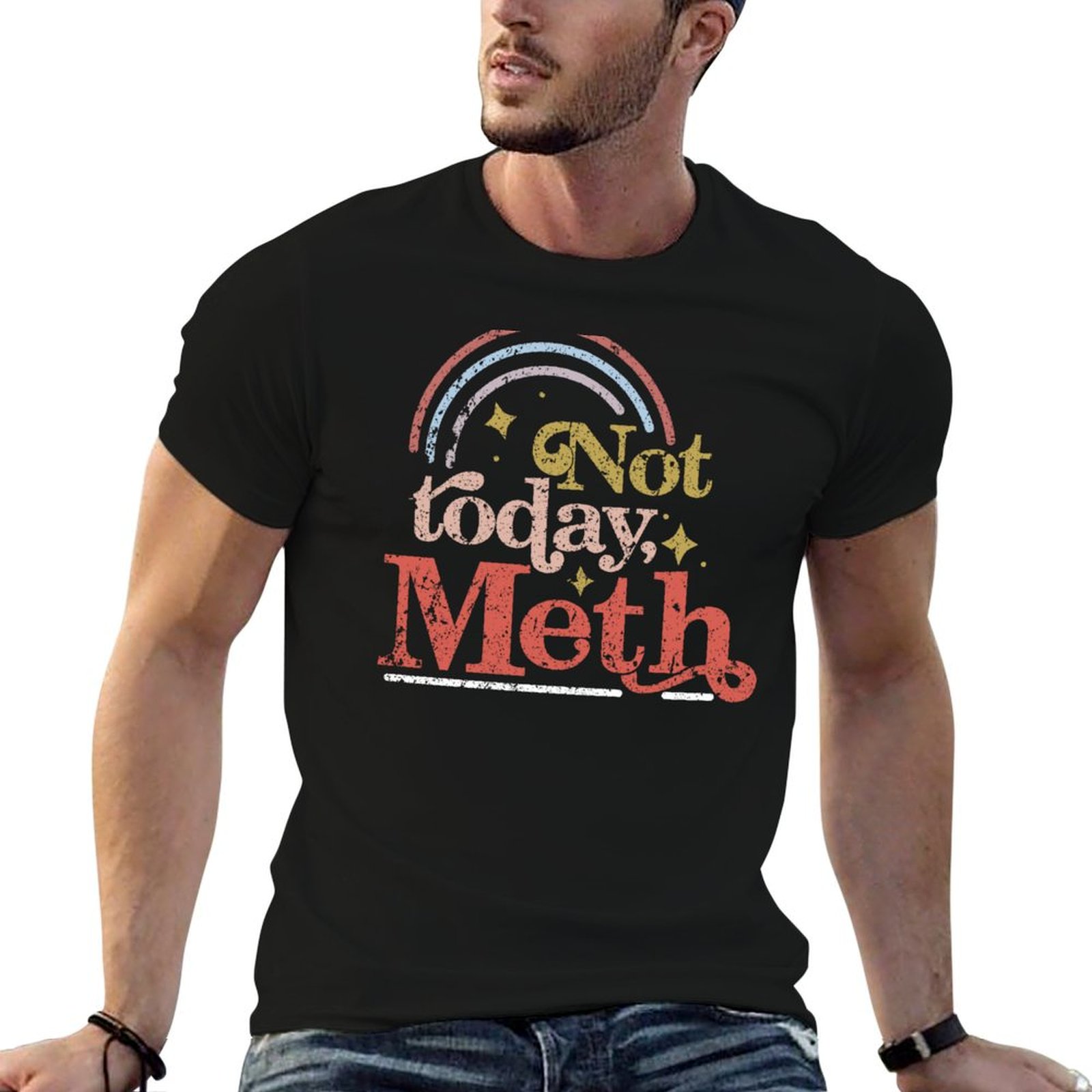 Not Today Meth AA NA Recovery  - Men'S Fashion Today 评论和价格