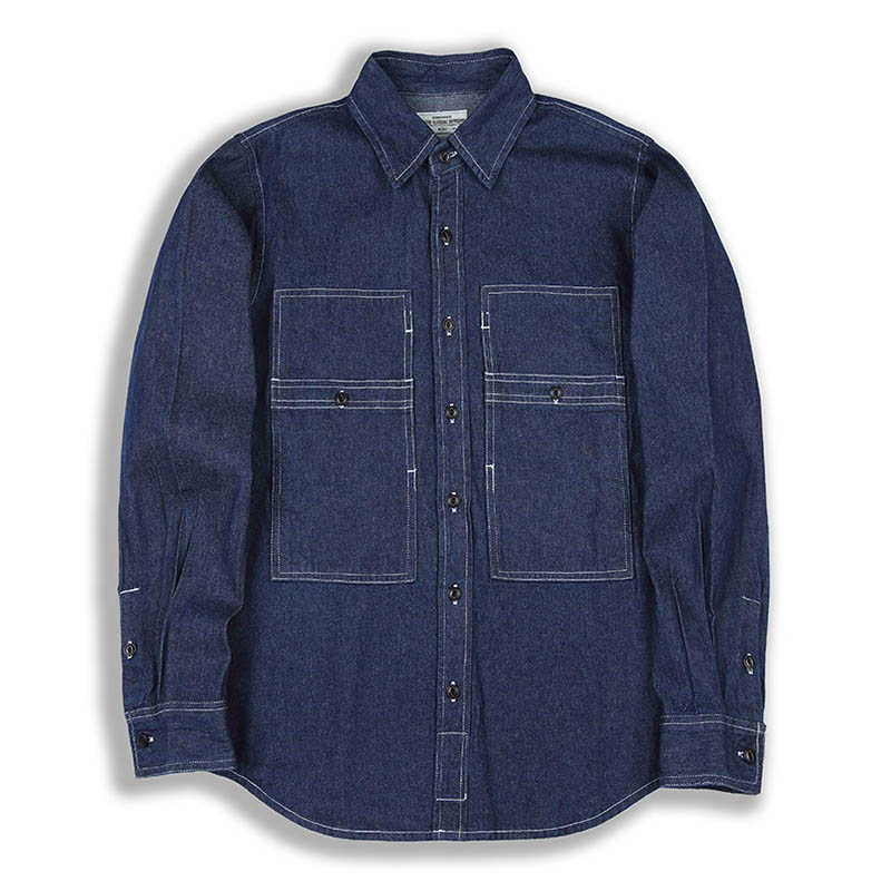 Mcikkny Men Cargo Autumn Casua - Jeans Shirt Fashion For Men 评论和价格