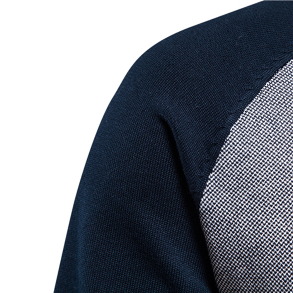 AIOPESON Spliced Cardigan Men  - Men'S Fashion Zip Sweater 评论和价格
