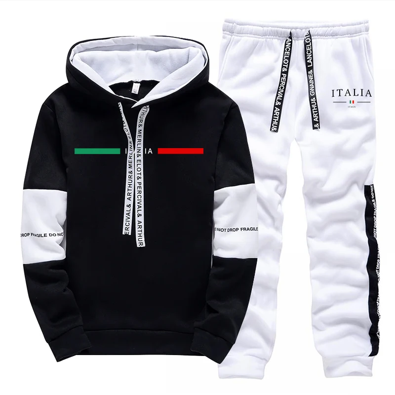 Fashion Mens Tracksuit Print C - Men'S Fashion Clothing 评论和价格