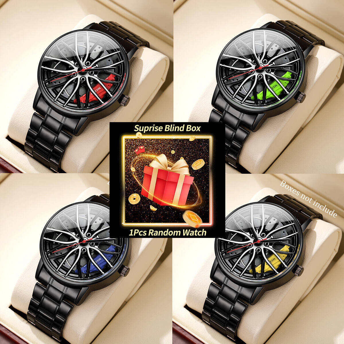 1PC Surprise Mystery Watch Bli - Fashion Mens Watches 评论和价格