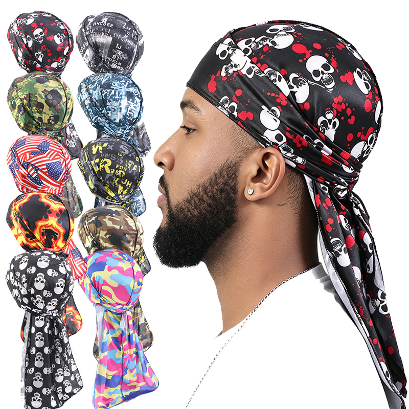 3PCS Fashion Long Tail Durag C - Mens Fashion Caps 评论和价格