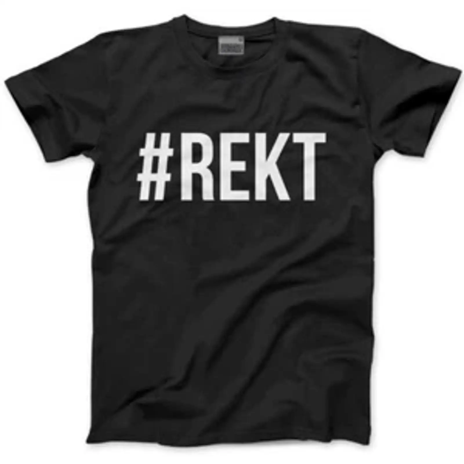 REKT Hashtag Wrecked Men's T S - Mens Fashion Hashtags 评论和价格