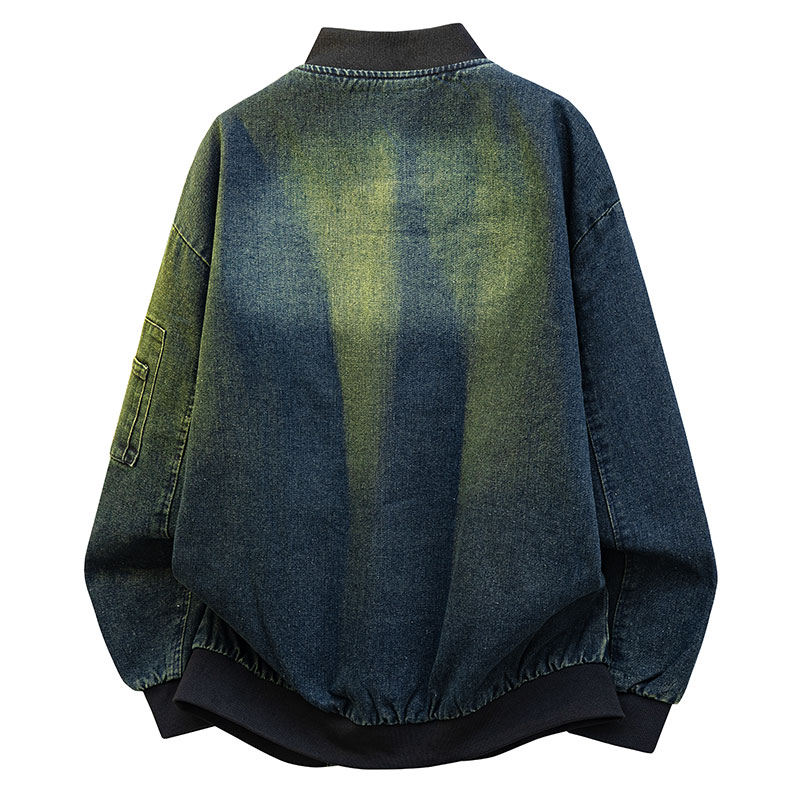 Spring Autumn Sports Jacket Ca - Mens Fashion Denim Jacket 评论和价格