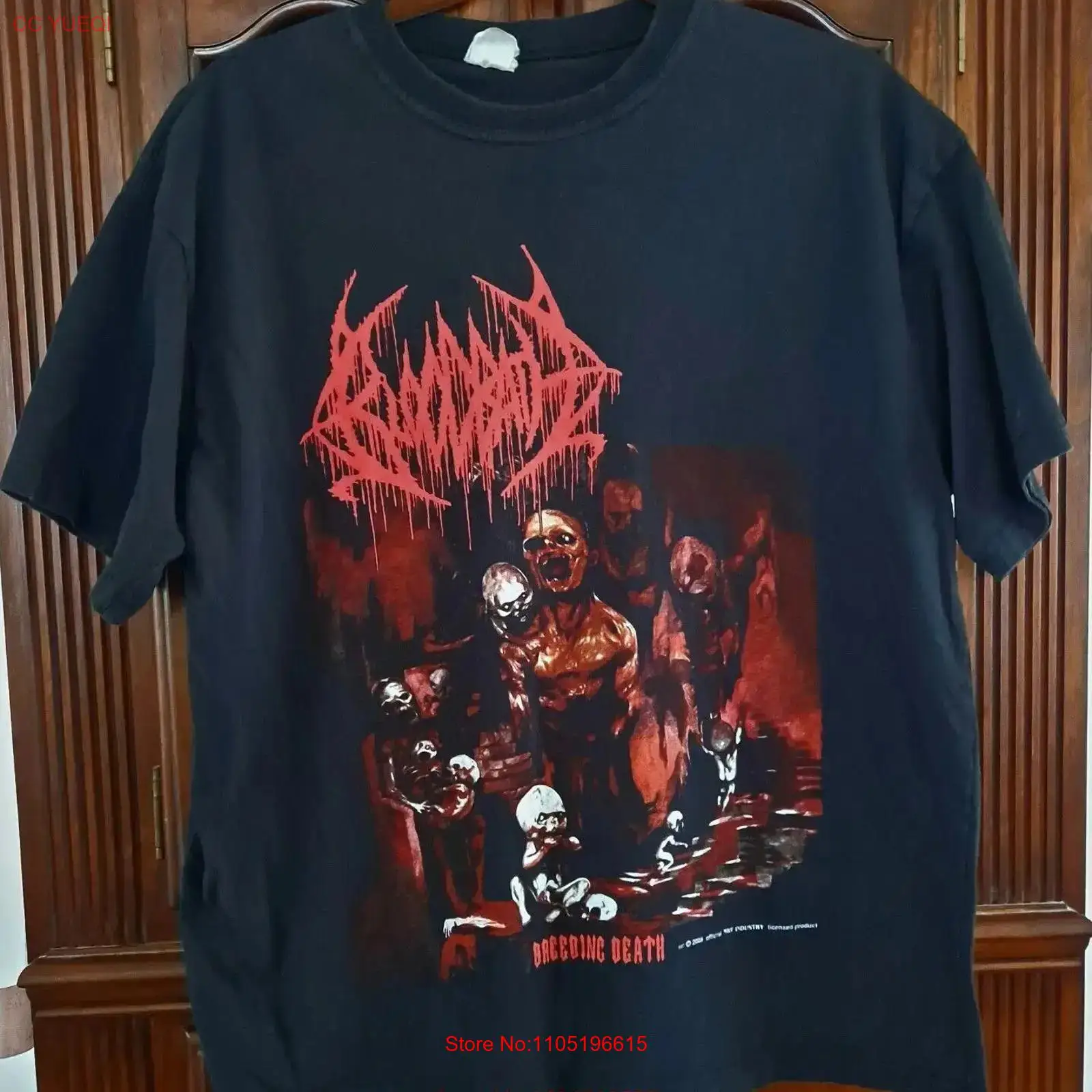 BLOODBATH Breeding Death T Shi - Mens Fashion Black Shirt 评论和价格