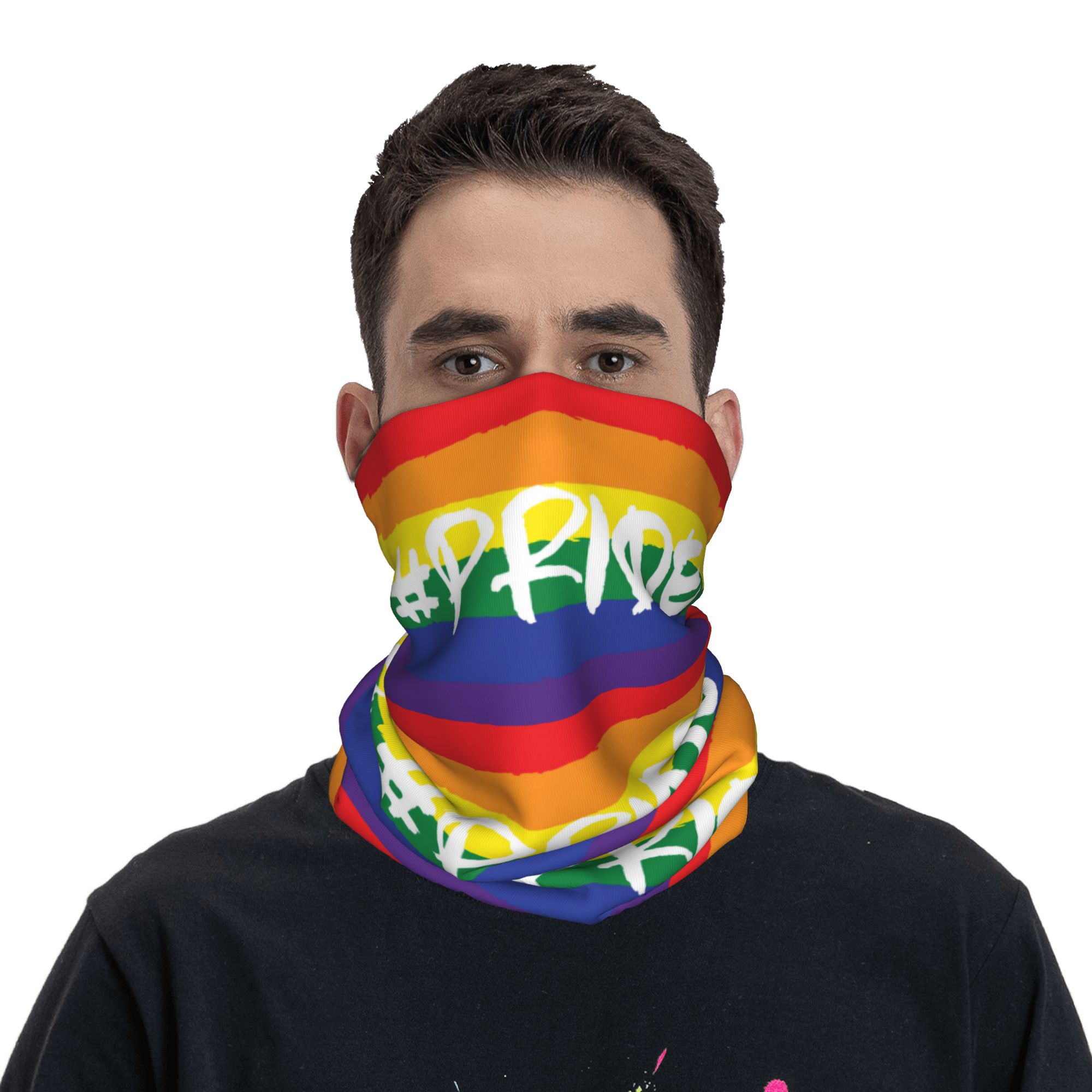 Hashtag Pride Flag Bandana Nec - Mens Fashion Hashtags 评论和价格