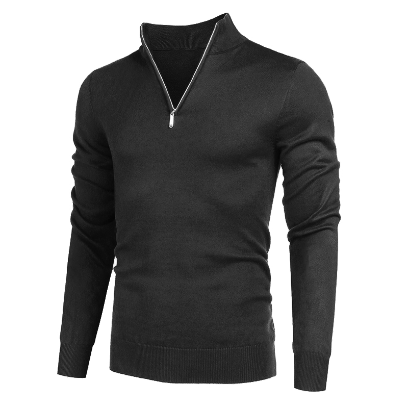 Autumn Mens Turtlenecks Street - Men'S Fashion Zip Sweater 评论和价格